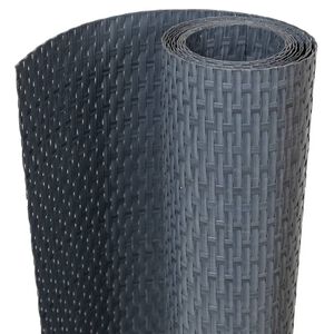 vidaXL Paravent de balcon anthracite 300x90 cm r&eacute;sine tress&eacute;e