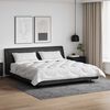 vidaXL Couette avec oreiller 3 pcs Blanc Microfibre