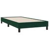 vidaXL Cadre de lit sans matelas vert fonc&eacute; 100x220 cm velours