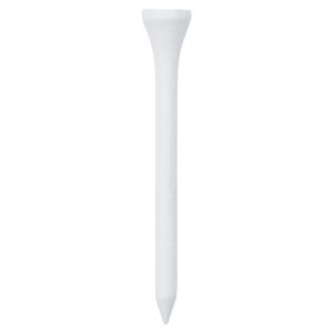 vidaXL Tee de golf 1000 pcs blanc 83 mm bambou