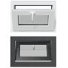 vidaXL Fen&ecirc;tre de sous-sol RISOR 60 x 40 cm PVC et verre Anthracite