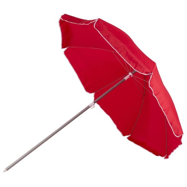 Bo-Camp Parasol de jardin 165 cm rouge