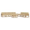 vidaXL Ensemble de canap&eacute;s d'ext&eacute;rieur 7 pc Blanc et Beige
