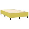 vidaXL Sommier &agrave; lattes de lit avec matelas Vert 120x200 cm Tissu