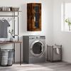 vidaXL Armoire murale ch&ecirc;ne fum&eacute; 34,5x34x90 cm