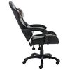 vidaXL Fauteuil de jeux vid&eacute;o Noir et camouflage Similicuir