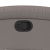 vidaXL Fauteuil inclinable taupe tissu