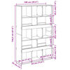 vidaXL Biblioth&egrave;que blanc 100x33x156,5 cm bois d'ing&eacute;nierie