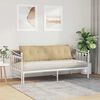 vidaXL Coussin de Dos Vert gris 160 x 50 cm Tissu en velours c&ocirc;tel&eacute;