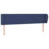 vidaXL T&ecirc;te de lit avec oreilles Bleu 183x23x78/88 cm Tissu