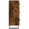 vidaXL Buffet Ch&ecirc;ne fum&eacute; 34,5x34x90 cm Bois d'ing&eacute;nierie