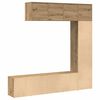 vidaXL Biblioth&egrave;ques 3 pcs ch&ecirc;ne artisanal bois d'ing&eacute;nierie