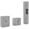 vidaXL Ensemble de meuble de salle de bain 3 pi&egrave;ces HOORN Sonoma gris