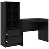 vidaXL Bureau avec tiroir 2 pcs Chêne noir