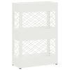 vidaXL Porte-parapluie Blanc 28 x 12 x 41 cm Acier