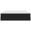 vidaXL Lit avec rangement et matelas Noir 160 x 200 cm Velours