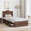 vidaXL Cadre de lit Ch&ecirc;ne brun 70 x 190 cm Bois d'ing&eacute;nierie