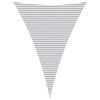 vidaXL Voile d'ombre Gris clair et blanc 5 x 7 x 7 m