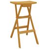 vidaXL Ensemble de bar pliable 3 pcs Bois de teck massif