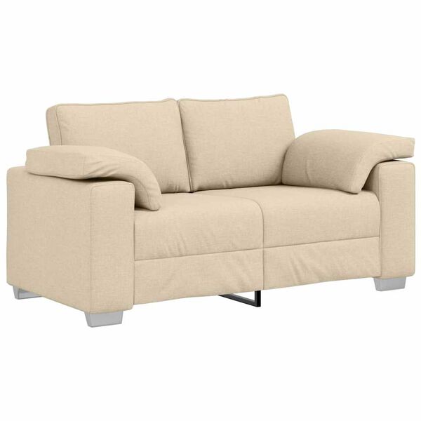 vidaXL Canap&eacute; Cr&egrave;me Dimensions globales: 160 x 80 x 82 cm (l x P x H)