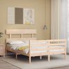 vidaXL Cadre de lit sans matelas 120x200 cm bois massif