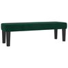 vidaXL Sommier &agrave; lattes de lit et matelas Vert fonc&eacute; 200x200cm Velours