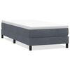 vidaXL Sommier &agrave; lattes de lit sans matelas gris fonc&eacute; 80x220 cm