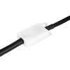 vidaXL Lampe suspendue industrielle Blanc Rond 51 cm E27 Manguier