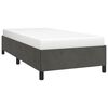 vidaXL Cadre de lit sans matelas gris fonc&eacute; 100x200 cm velours