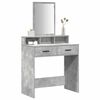 vidaXL Table de Toilette Gris b&eacute;ton 79 x 41 x 140 cm Bois d'ing&eacute;nierie