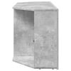 vidaXL Meuble TV LED d'Angle Montage mural Gris b&eacute;ton 100 x 40 x 50 cm