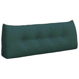 vidaXL Coussin de Dos Vert fonc&eacute; 120 x 24 x 50 cm tissu