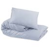 vidaXL Ensemble de housse de couette Gris 135x200 cm Coton