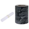 vidaXL Bande de confidentialit&eacute; PVC aspect pierre gris 35 x 0,19 m