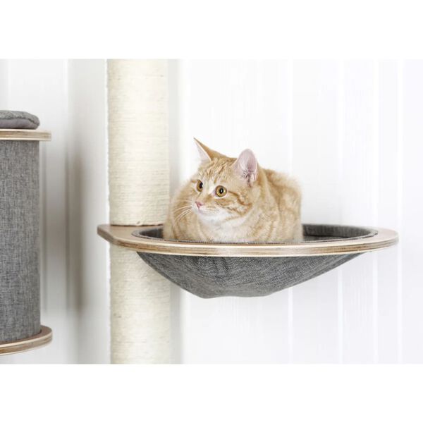 Kerbl Arbre &agrave; chats mural Dolomit Tofana Pro 117 cm Gris 81542