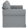 vidaXL Canap&eacute; Gris clair