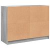 vidaXL Buffet sonoma gris 102x37x75,5 cm bois d'ing&eacute;nierie