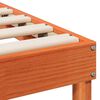 vidaXL Cadre de lit Marron 80 x 220 cm Pin massif