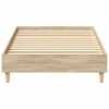 vidaXL Cadre de lit sans matelas ch&ecirc;ne sonoma 90x200 cm