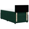 vidaXL Sommier &agrave; lattes de lit avec matelas Vert fonc&eacute; 90x200 cm