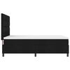 vidaXL Lit &agrave; ressorts avec matelas Noir 140 x 200 cm tissu