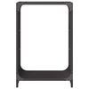 vidaXL Portant de bois chauffage noir 44x28x65 cm