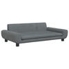 vidaXL Lit pour chien gris fonc&eacute; 100x54x33 cm velours