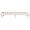 vidaXL Cadre de lit sans matelas blanc 100x200 cm bois de pin massif