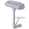 vidaXL Fontaine de piscine avec lumi&egrave;res LED