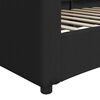 vidaXL Lit de repos sans matelas noir 90x190 cm tissu