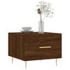 vidaXL Tables basses 2 pcs ch&ecirc;ne marron 50x50x40 cm bois d'ing&eacute;nierie