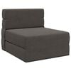 vidaXL Canap&eacute;-lit pliable Gris fonc&eacute; 70 x 80 x 60 cm Tissu