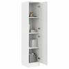 vidaXL Haut Armoire Blanc 35 x 39 x 168 cm