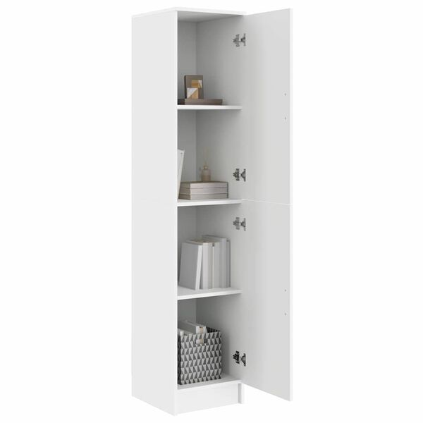 vidaXL Haut Armoire Blanc 35 x 39 x 168 cm